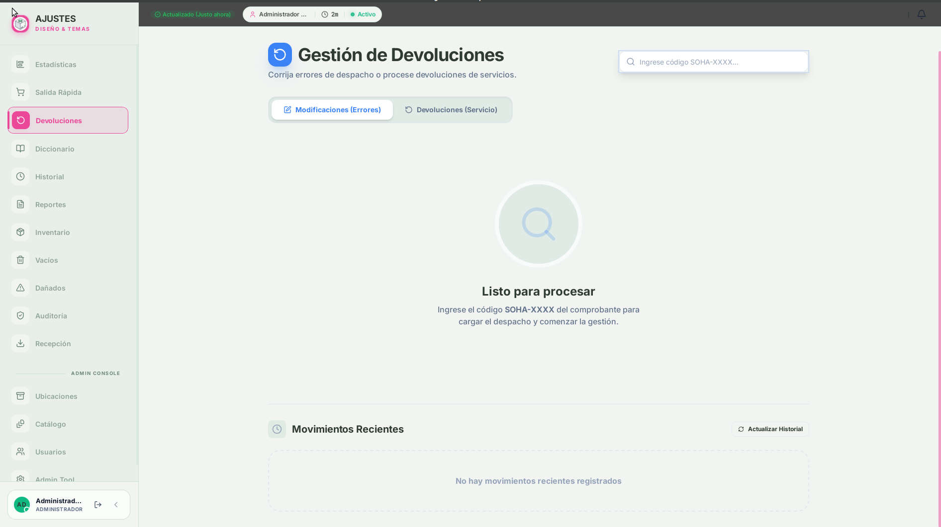 Gestión de devoluciones