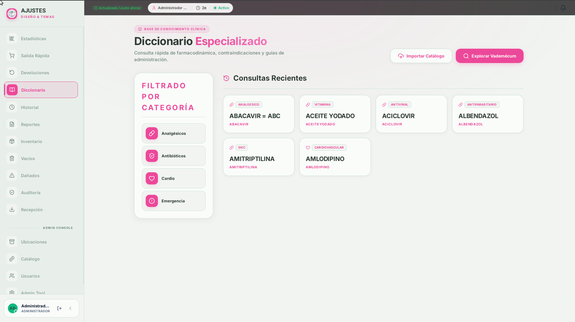Diccionario farmacológico
